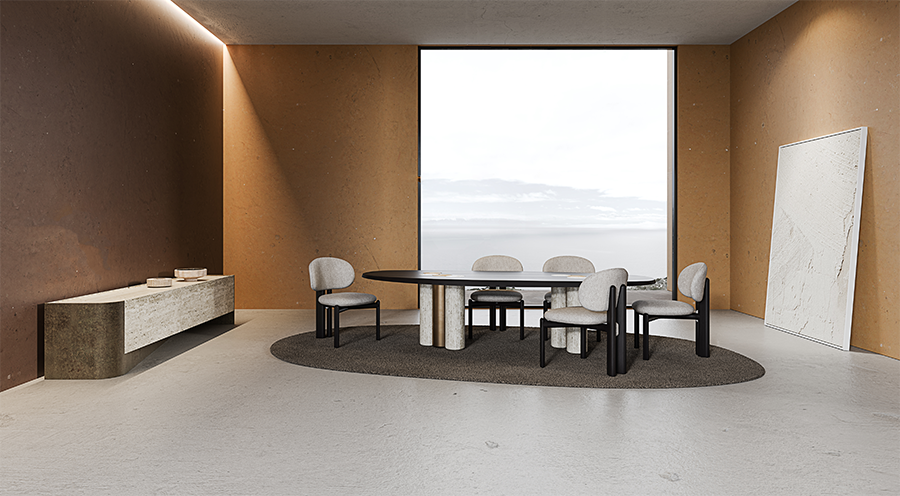 Seki Japandi Eetkamerstoel – Handgemaakt & Personaliseerbaar | Kinza