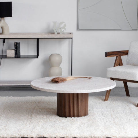 Calvera – Travertin Salontafel