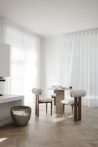 Takai Japandi Eetkamerstoel – Minimalistisch & Handgemaakt Design | Kinza