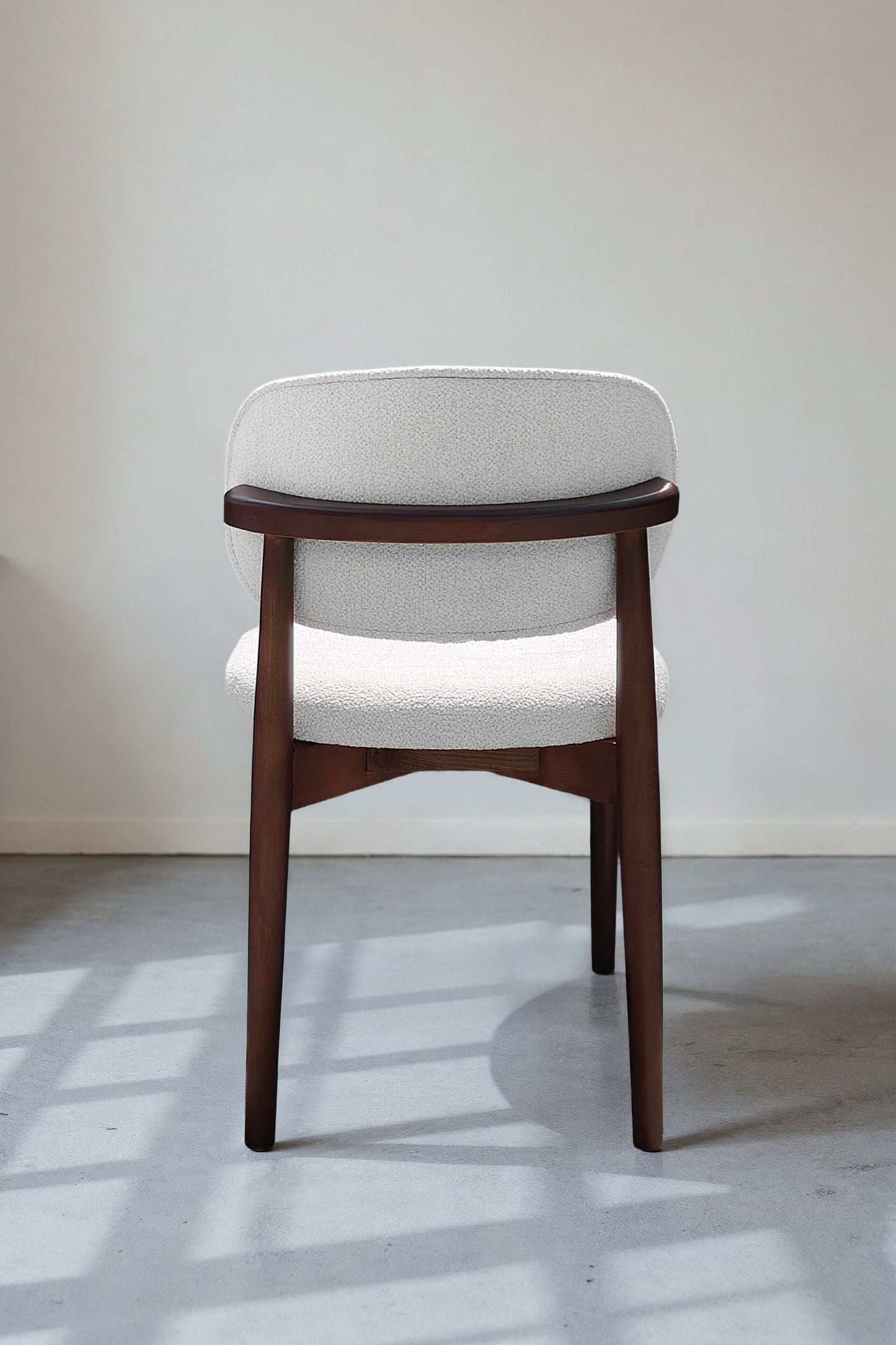 Miro Japandi eetkamerstoel - Boucle stof