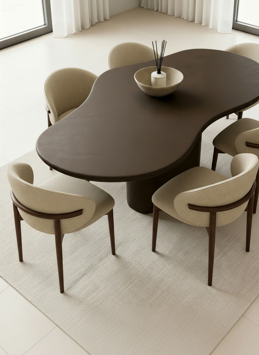 Mizu - Organische Eettafel – Japandi Design