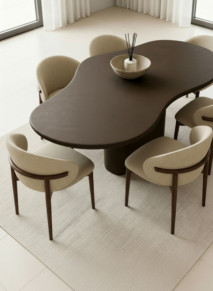 Mizu - Organische Eettafel – Japandi Design