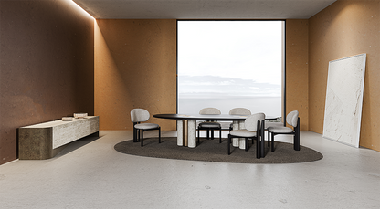 Seki Japandi Eetkamerstoel – Handgemaakt & Personaliseerbaar | Kinza